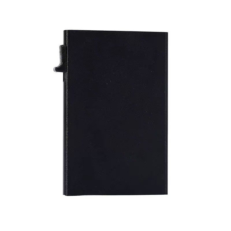 Rfid blocking Aluminium Alloy Card Case Automatic Pop-up Card Case Aluminium Alloy Card Case Mens Ca
