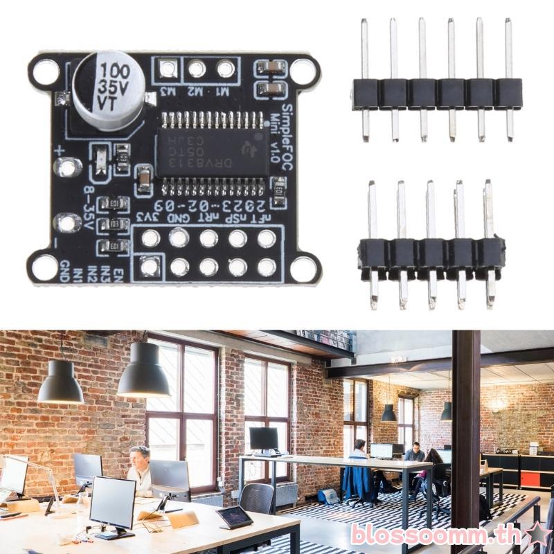 BLOSS DC 8-30V DRV8313 FOC Mini DC มอเตอร์แบบไม่มีแปรงบอร์ด SVPWM ควบคุม