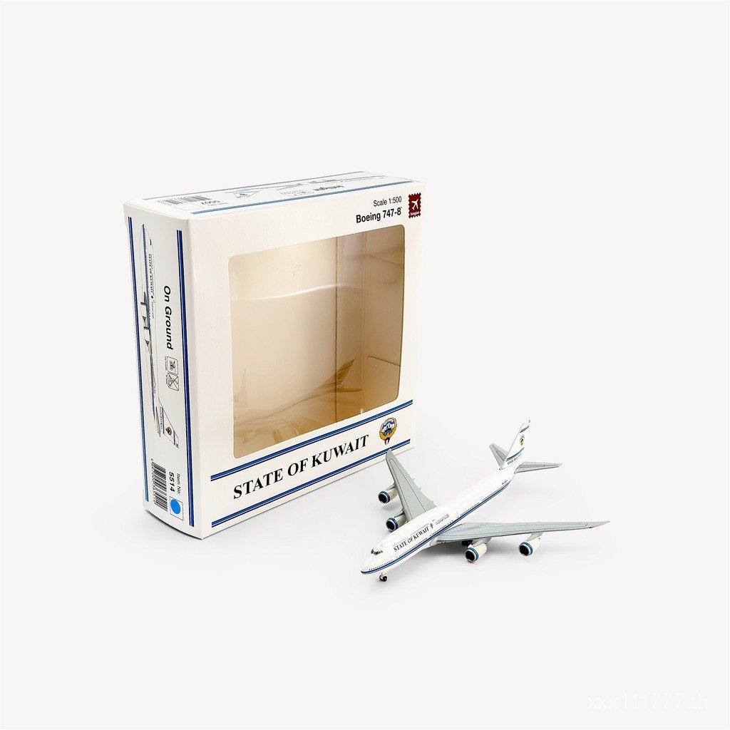 Hogan 1: 500 HG5514 B747-8 9K-GAAคูเวตเครื่องพิเศษท่าทางพื้นดิน L3ZV