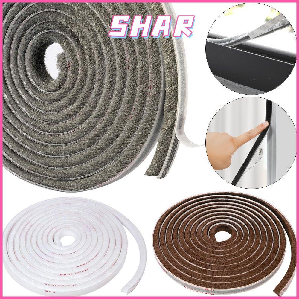 SHAR 5m แถบปิดผนึกหน้าต่างบ้านเทปกันลมแถบประตู Gadgets Pile Weatherstrip