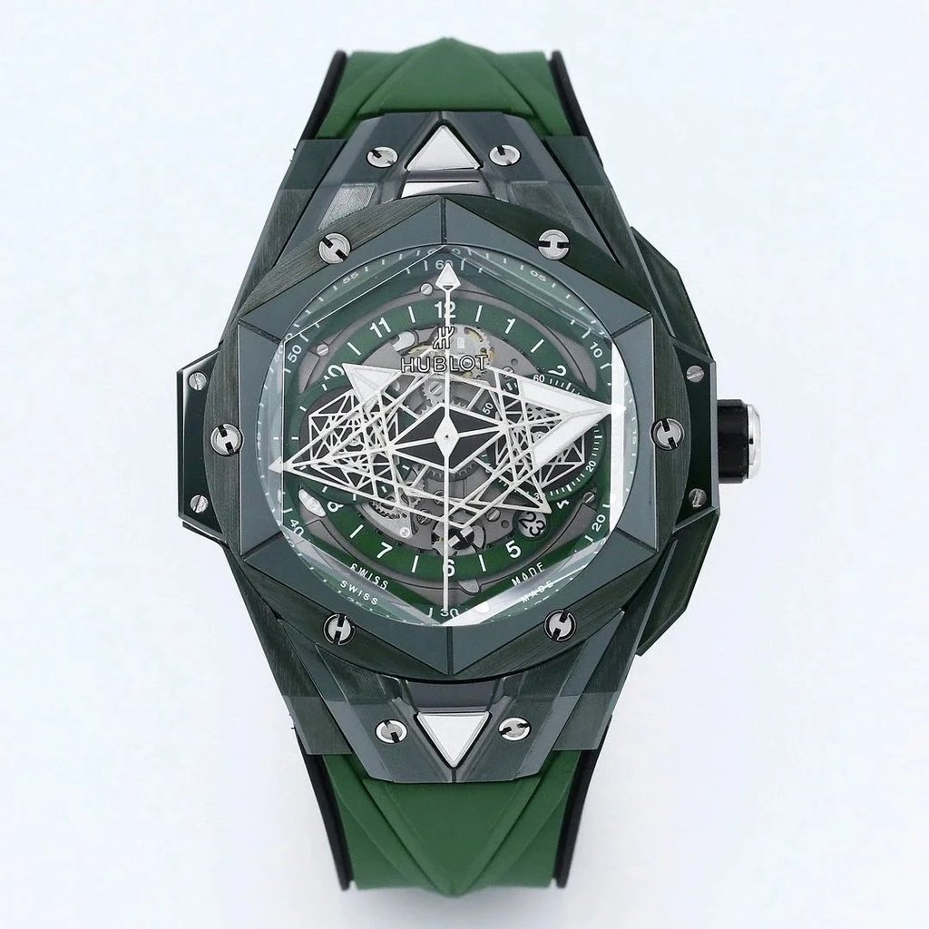 HUBLOT UBLOT นาฬิกา Big Bang Sang Bleu II Tattoo รุ่นที่สอง