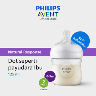 Philips Avent | Botol Susu Bayi | Natural Response | Dot Seperti Payudara Ibu