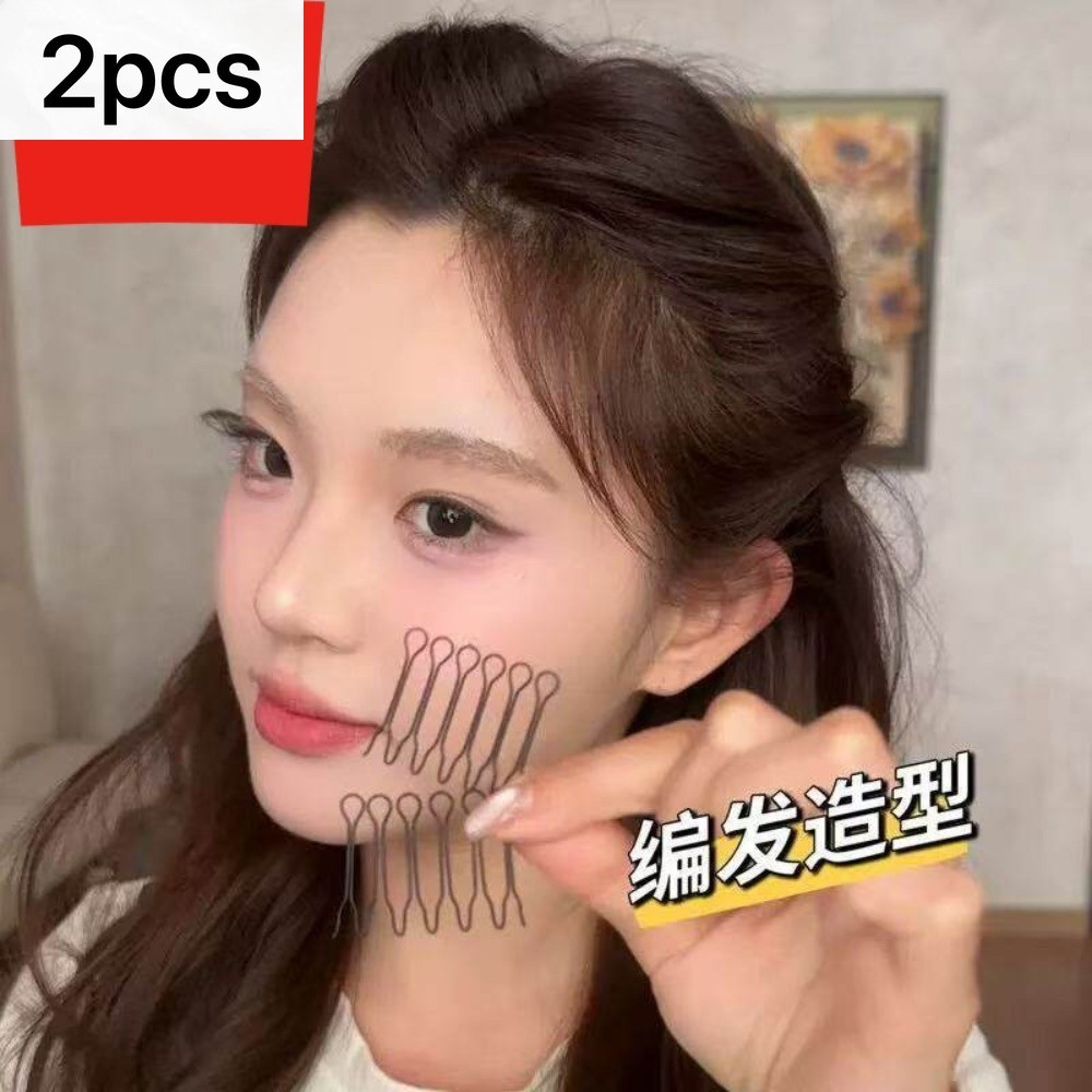 กิ๊บติดผมสีดำ ออกแบบเรียบง่าย ขนาดเล็ก สำหรับจัดทรงผมอย่างสะดวกและสวยงาม