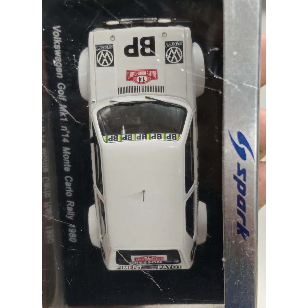 1: 43 spark Volkswagen Golf mk1 vw Golf Rally Car Model