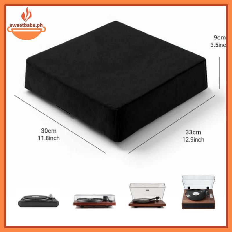 หวาน 1 ชิ้นพับ Turntable ฝุ่นสําหรับ Audio-Technica AT-LP60XBT Turntable ฝุ่น Spandex ความยืดหยุ่นสู