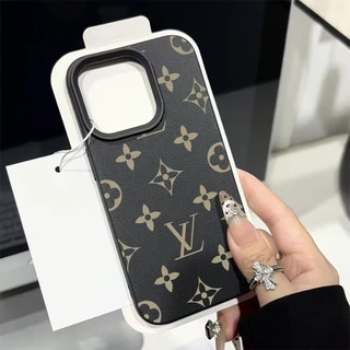 เคสไอโฟน11 ที่ทันสมัยแบรนด์สีทองตก แต่งรูปแบบดูเดิล เคส IPhone 17 11 15 12 13 16 14 Pro Max 17Pro 7Plus XS Max 8 7 Plus