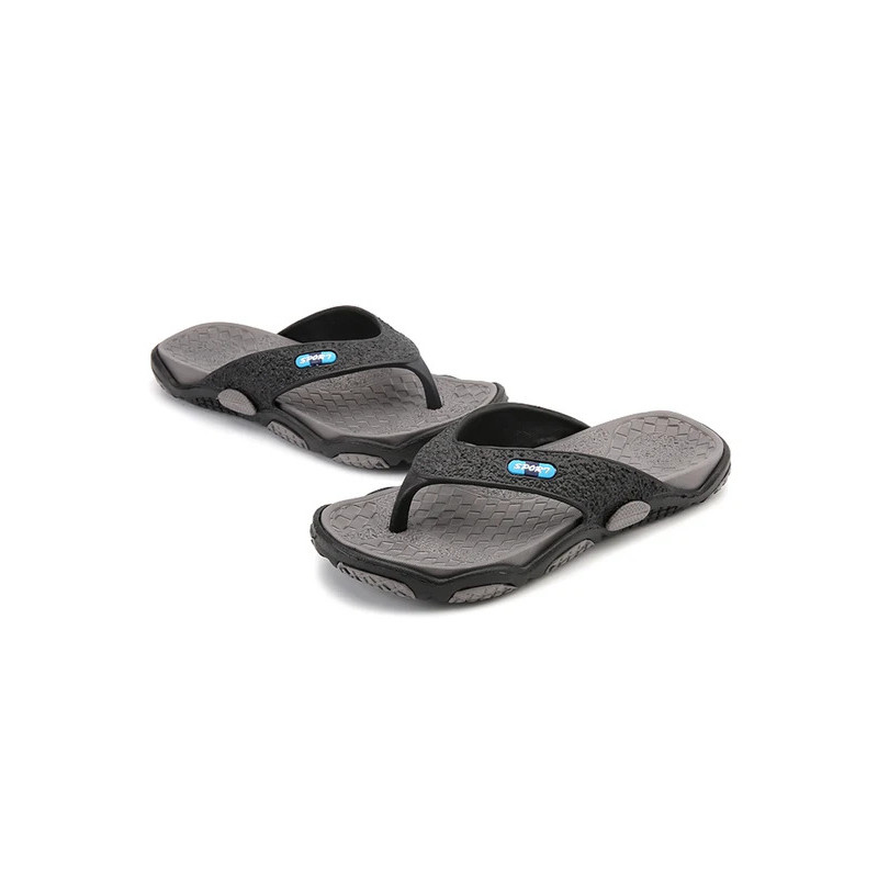 Mens Casual Plastic Simple Color Matching Flip-Flops Beach Outdoor Flip-Flops