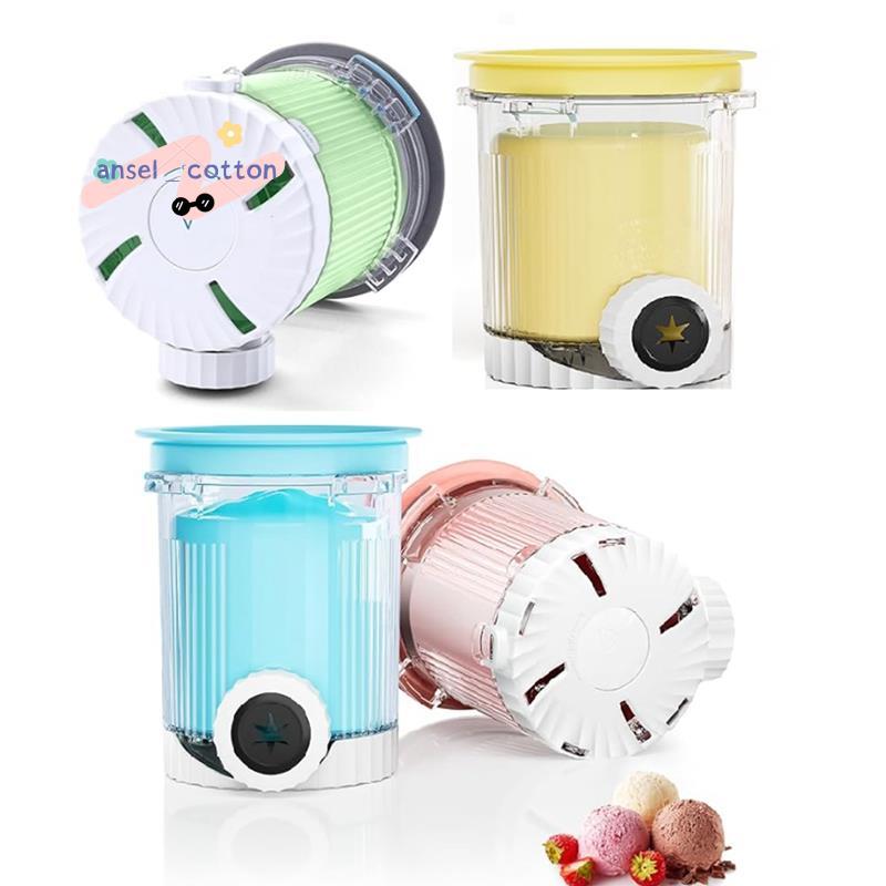 สําหรับ NC701 NC700 Series Swirl Creami Ice Cream & Soft Makers- 4 ชิ้นไอศกรีม Pints และฝาปิด (16 ออ