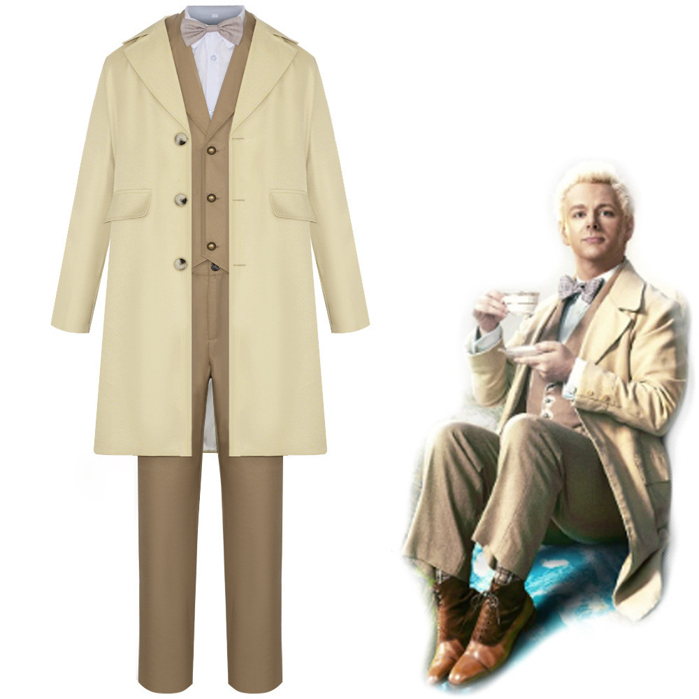American TV series Good Omens Angel Zaryah Raphael costume cosplay outfit for Halloween and anime co