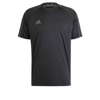 adidas ไลฟ์สไตล์ เสื้อยืด Sereno AEROREADY 3-Stripes ผู้ชาย สีดำ IR7827