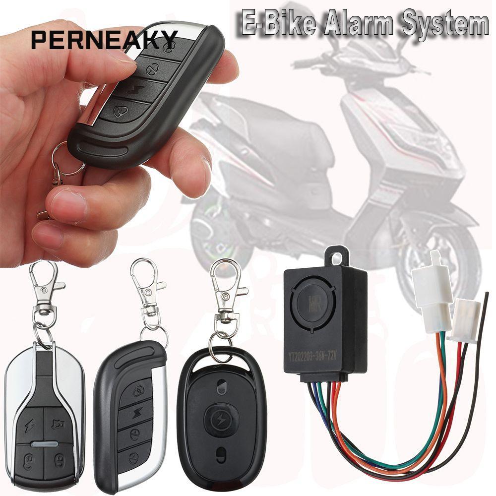 PERNEAKY E-Bike Alarm System 36-72V Refitting Parts Replacement Motorcycle Scooter