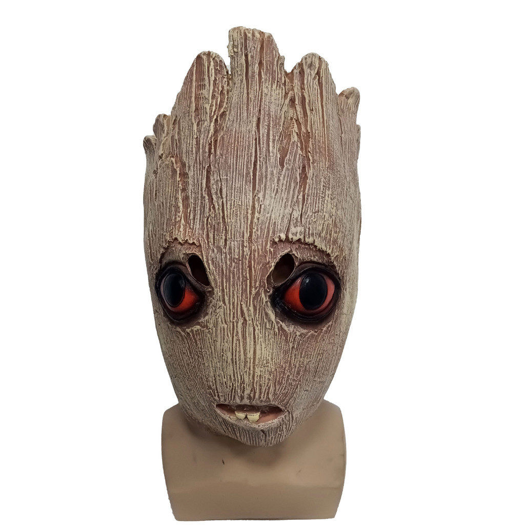 ตลก Groot หมวกหน้ากาก Galaxy Guard Little Groot Groot Little Treeman หมวก Props ฮาโลวีนตลก