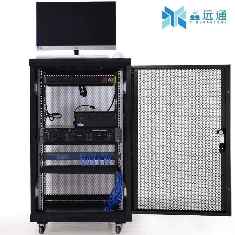 โรงงานตู้ 22u18u24u Xianghe Server หนึ่งการตรวจสอบปัจจุบันที่อ่อนแอ 1.2m ตู้ขายส่ง 1m เครือข่าย Anti
