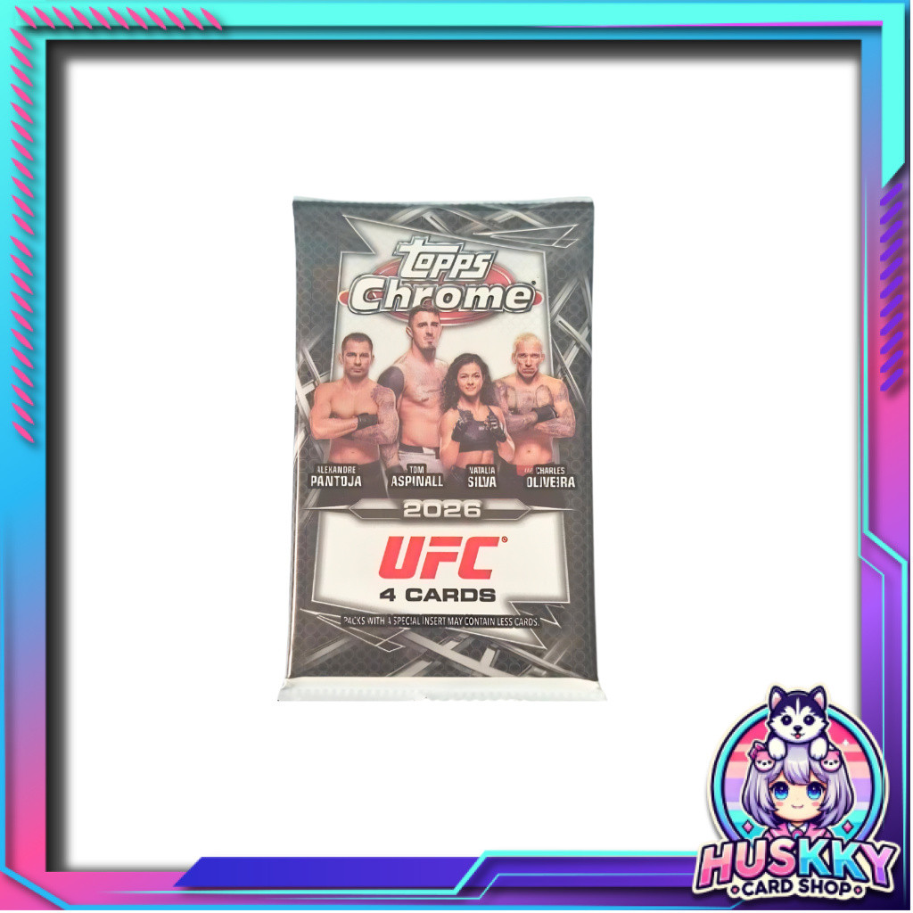 [ 1 ซอง ] พร้อมส่ง! Topps Chrome UFC 2026 Value Pack (p3)