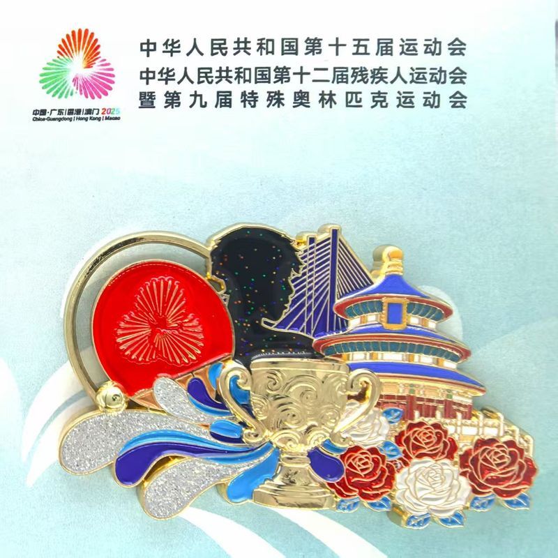 Limited Edition Fifteen Luck ป้ายปิงปองหัวใหญ่ Championship Silhouette ของแท้ Full Luck การประชุมปิง