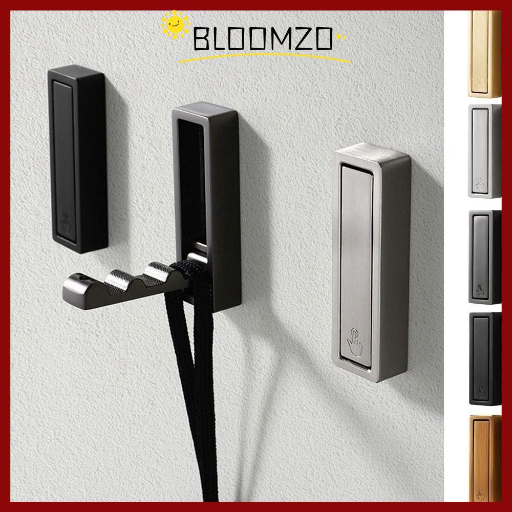 จัดส่งจากประเทศไทยBLOOMZO Coat Hooks, Folding Zinc Alloy Folding Wall Hook, Durable Heavy Duty Hardware Clothes Hanger Hooks Home