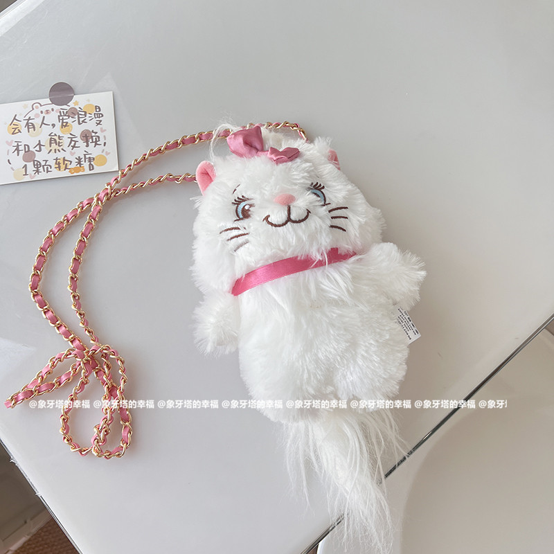 Cute bag bag with bow tie สาวหัวใจน่ารักกุทัณฑ์แมวตุ๊กตาตุ๊กตาโซ่กระเป๋าโทรศัพท์มือถือกระเป๋า ผู้สื่อสาร กระเป๋าใส่เหรียญกระเป๋าสะพาย