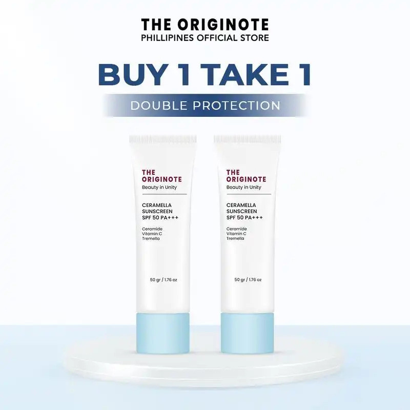 [ซื้อ 1 TAKE 1] The Originote Ceramella Sunscreen SPF50 PA+++ ครีมกันแดดไวท์เทนนิ่งซ่อมแซมผิวหน้า