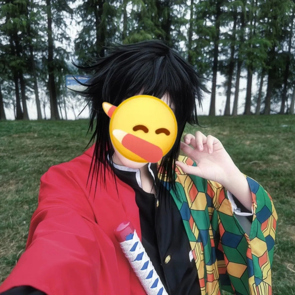Tomioka Giyuoka cos Giyuu วิกผมรวย