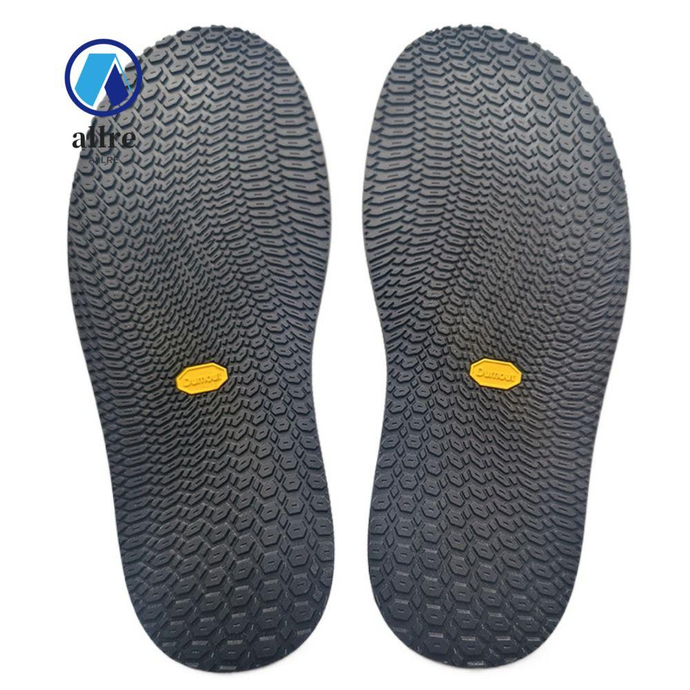 ALLRE 1 คู่ Outsoles Insoles, สวมใส่ยาง Full Sole Repair Patch, รองเท้าผ้าใบซ่อม Anti Slip Thicken Full Sole Protector