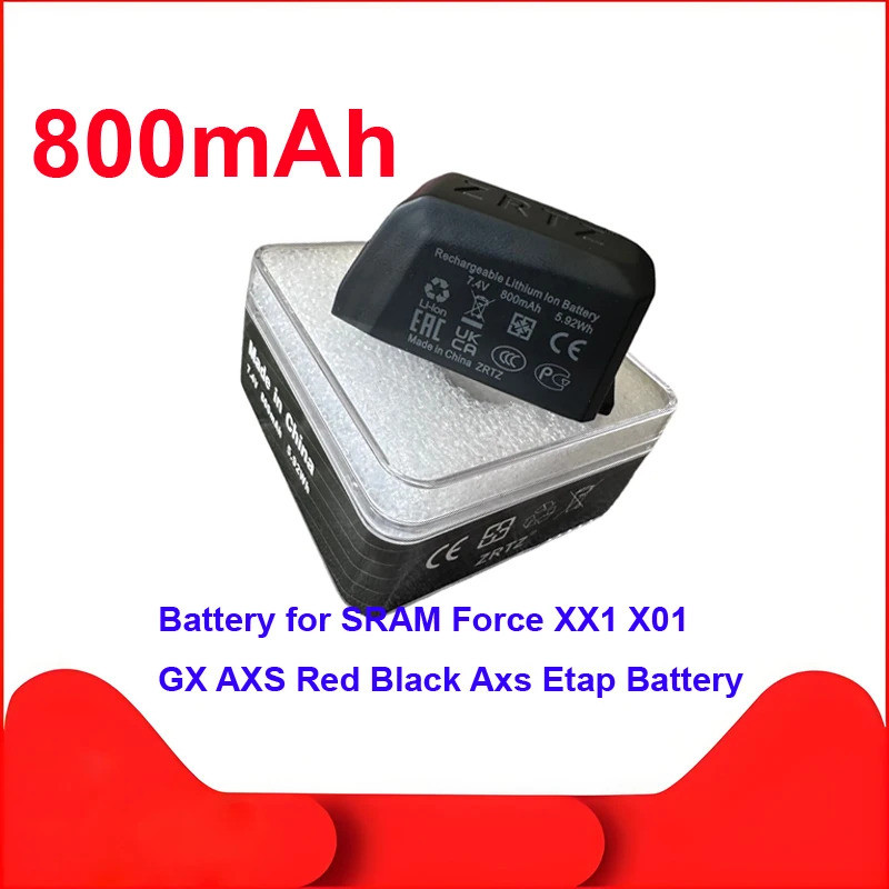 800mAh 1 ชิ้นแบตเตอรี่สําหรับ SRAM Force สีแดงสีดํา Axs Etap สีดํา XX1 X01 GX AXS