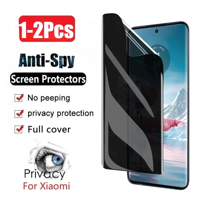 1-2 ชิ้นป้องกันหน้าจอ Matte ฟิล์มสําหรับ Lava X2 X3 Z2 Z2s Z3 Z4 Z6 Pro Anti Spy ความเป็นส่วนตัว Ant