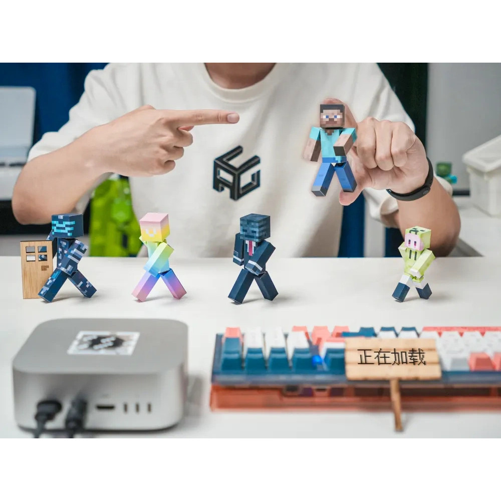 [Meow.Sensei] Minecraft วายร้ายแบบเคลื่อนย้ายได้|2D+3D มายคราฟแบบกําหนดเองค่าต่ํา