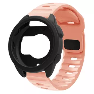 สายรัดซิลิโคน + เคสอ่อนสําหรับผู้เบิกทาง Garmin 165 Hollow Out ฝาครอบป้องกันสําหรับผู้เบิกทาง Garmin 165 อุปกรณ์เสริม