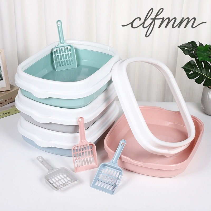 ที่ตักทรายแมว ขนาดใหญ่หนา มีหลายสีCW74