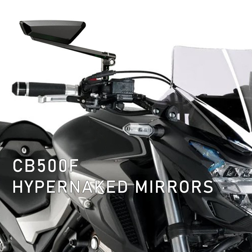 LQ สําหรับ Honda CB500F CB500Hornet CB750Hornet CB1000Hornet CB400 กระจกมองหลัง Hypernaked กระจกปรับ