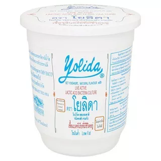 [สินค้าส่งด่วน] โยลิดา โยเกิร์ต รสธรรมชาติไขมันต่ำ 450 กรัม YOLIDA YOGURT NATURAL LOW FAT 450 G