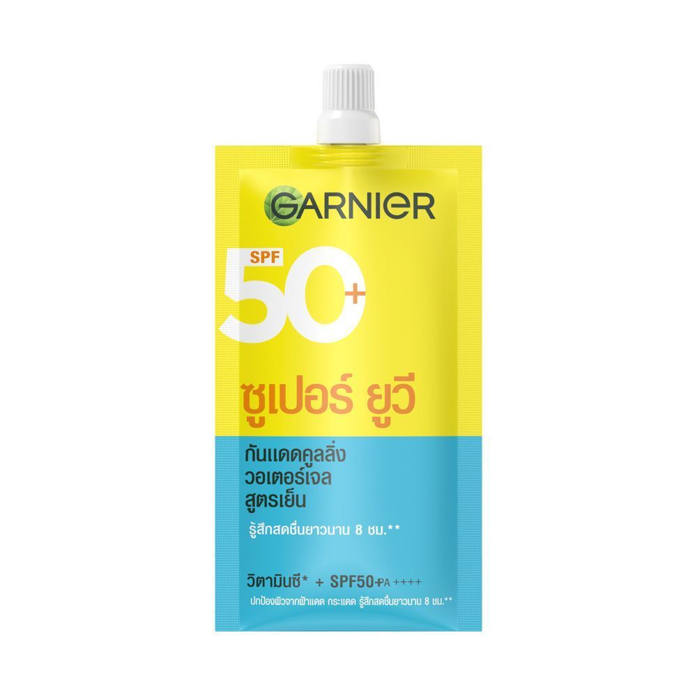 [สินค้าส่งด่วน] การ์นิเย่ คูลลิ่งวอเตอร์เจลซันสกรีน 7.5 มล. GARNIER COOLING WATERGEL SUNSCREEN 7.5 ML.