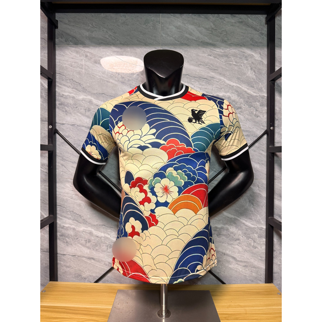 เสื้อฟุตบอล Japan Ukiyoe รุ่น Player เหมาะสำหรับทัวร์นาเมนต์ใหญ่