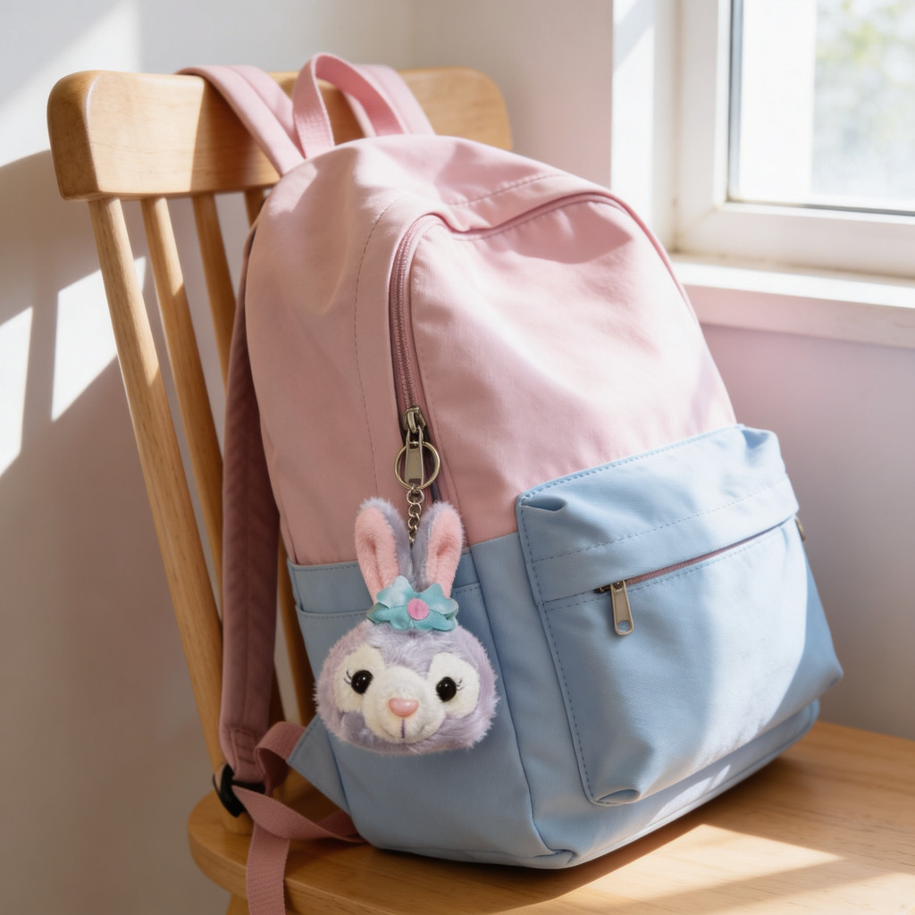 BC Stella Lou ของเล่นตุ๊กตาสีม่วงพวงกุญแจจี้เด็กน่ารัก Rantai Kunci Disney Stella Lou Comeal Gebu Ha