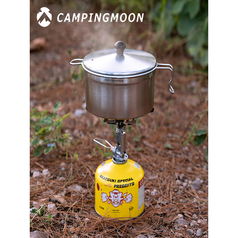 Coman S371 Snowla หม้อ 304 สแตนเลสหนา Camping ก๋วยเตี๋ยวทําอาหารหม้อแบบพกพาหม้อซุปมัลติฟังก์ชั่นทําอ