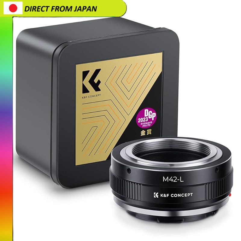 【From Japan】
K&F CONCEPT M42-L Mount Adapter for M42 Lens to Leica L Camera, Manual Focus Lens Mount