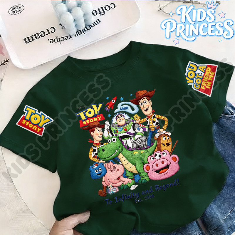 COD KIDS PRINCESS 2026 ตัวละครการ์ตูนแอนิเมชั่น เสื้อที ผ่อนคลาด เสื้อเชิ้ต สำหรับเพศชายและหญิง 90-150CM C99 ราคา ถูกที่สุด ดีลบีเคเค แกลเลอรีภาพที่ 6