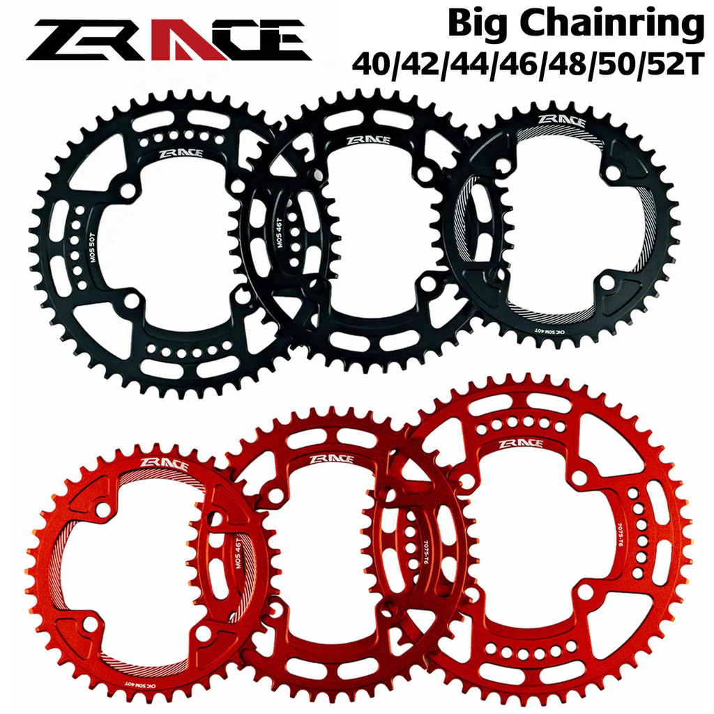 ZRACE จักรยาน Crankset 40T/42T/44T/46T/48T/50T/52T BCD104