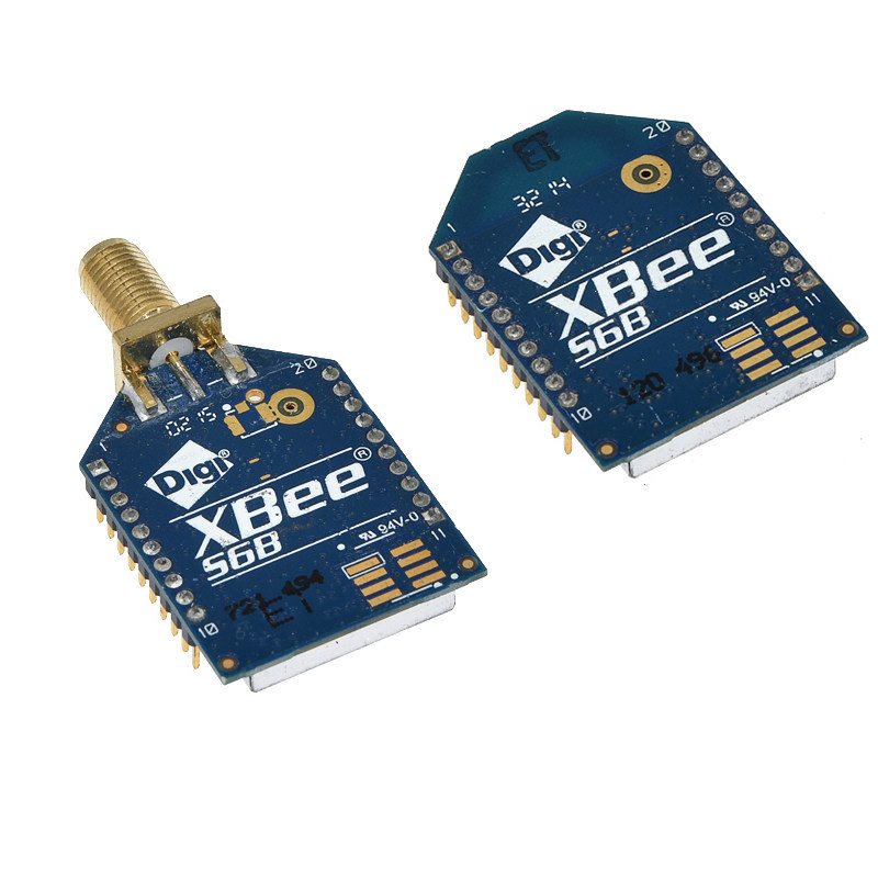 ต้นฉบับนําเข้า XBee S6B UART/พอร์ตทางอากาศ/โมดูล SPI เป็น WiFi เข้ากันได้กับ XBee Tube ฟุต RPSMA