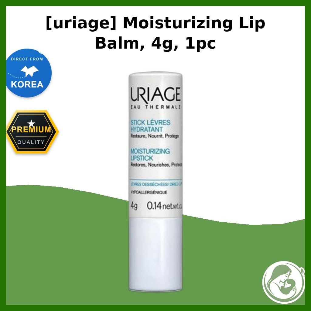 [uriage] Moisturizing Lip Balm, 4g, 1pc / Korean Lip Balm / Long-lasting Comfort / ของแท้ 100% by Mo