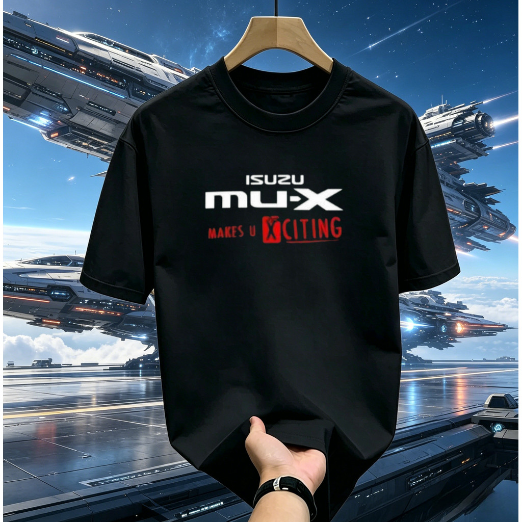 เสื้อยืดพิมพ์โลโก้ Isuzu Mu-X