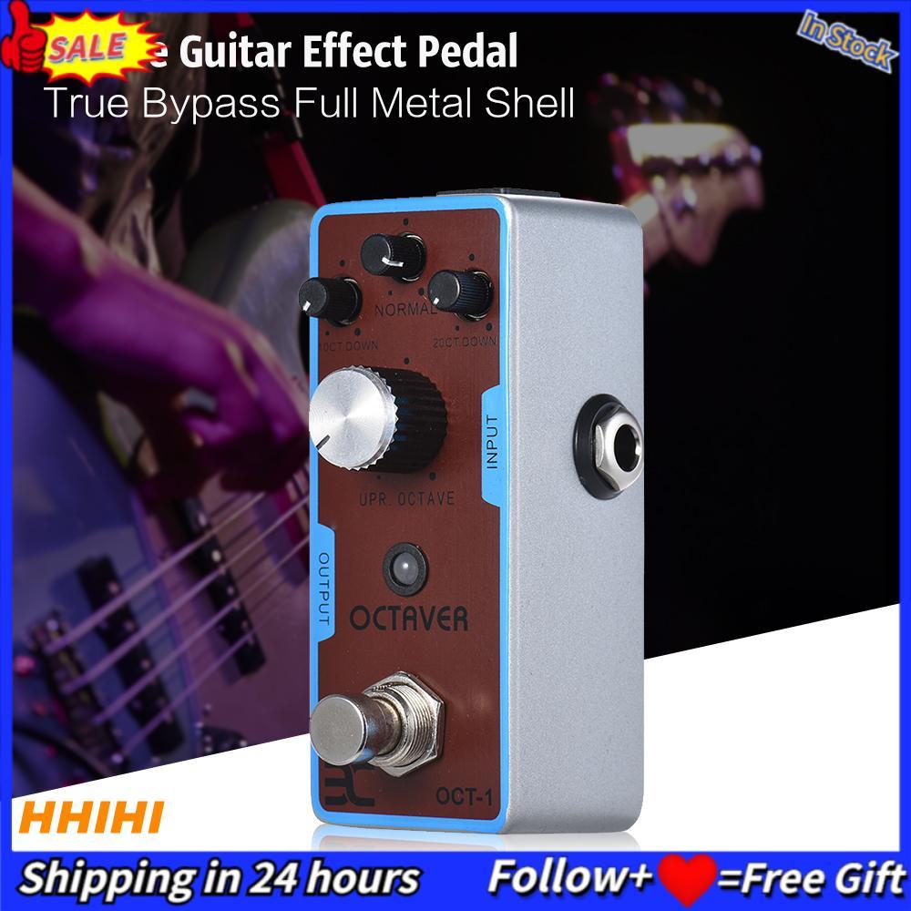 Hhihi Hhihi ENO OCT-1 OCTAVE Mini Octave กีตาร์เหยียบ True Bypass Full Metal Shell