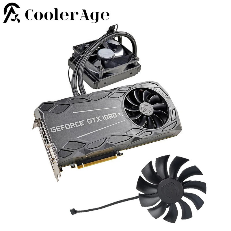 87 มม.PLA09215B12H GTX1080Ti พัดลมการ์ดสําหรับ EVGA GTX 1080 Ti FTW3 Gaming กราฟิกการ์ดพัดลมระบายควา