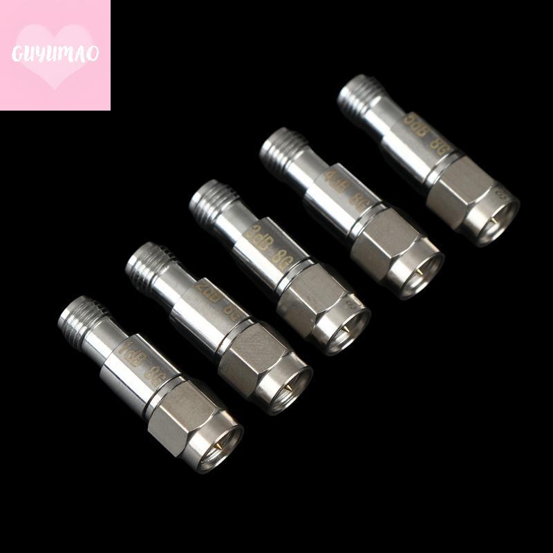 [guyumao] 2W SMA Coaxial Attenuator 1dB 2dB 3dB 4dB 5dB DC ถึง 8GHz การอนุพันธ์คงที่สําหรับเสาอากาศแ