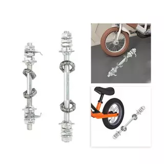[MT] Solid Construction Bike Axle Set ด้านหน้าและด้านหลัง Heavy Duty Lever สําหรับการบํารุงรักษาประกอบจักรยานเสือภูเขา
