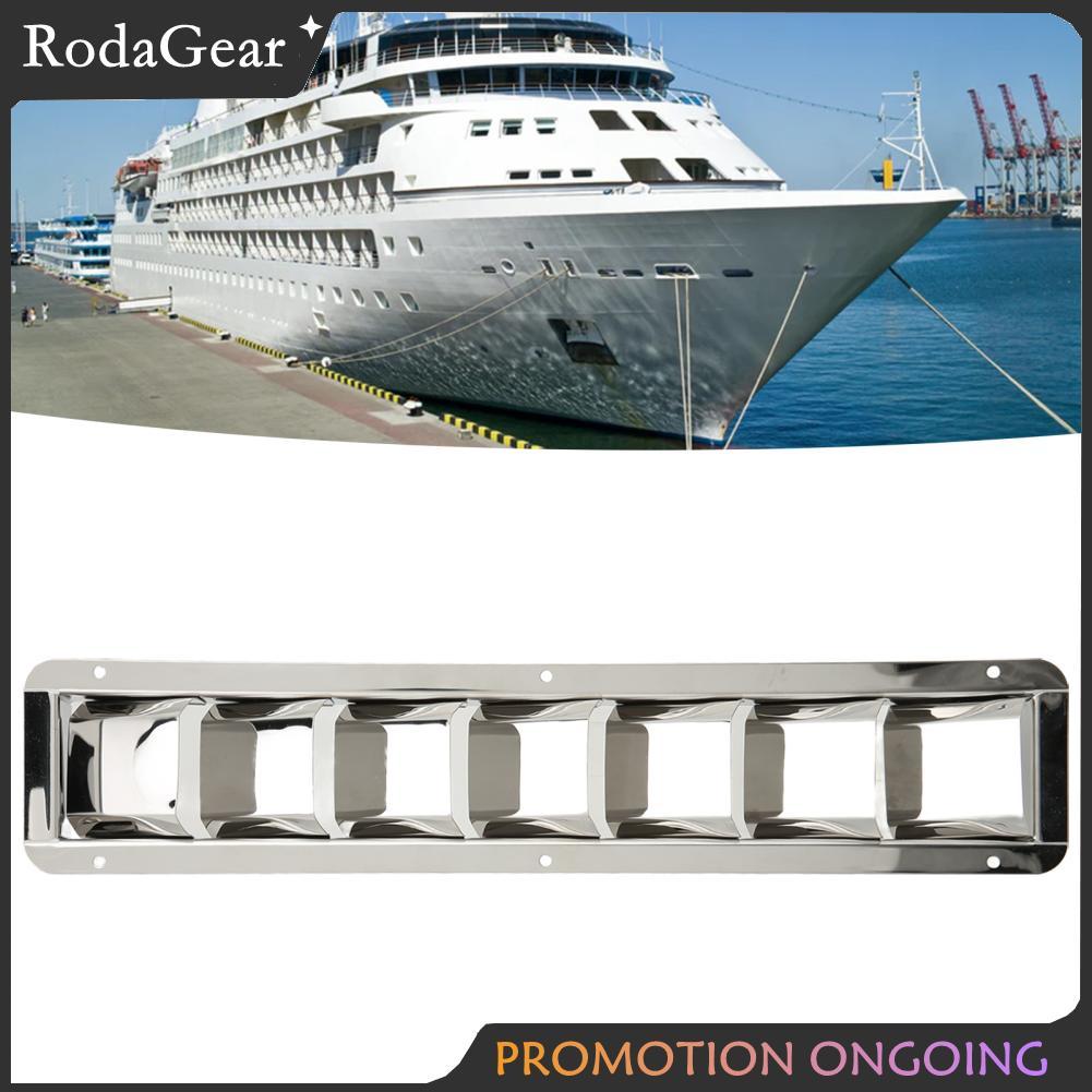 RodaGear Ymiko 7 Louver เรือ Vent Grille Air Marine Grill Cover 304 ช่องสแตนเลสสำหรับ Extractors เคร