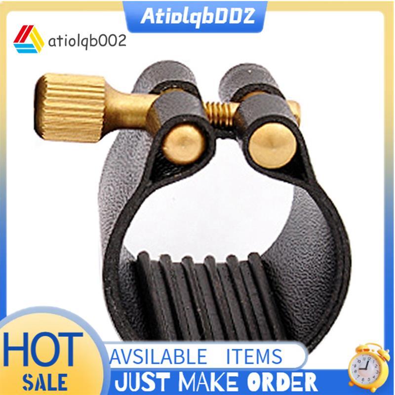 Alto แซ็กโซโฟน Alto แซ็กโซโฟน Ligature Fastener ขนาดกะทัดรัดหนังเทียมสําหรับ Alto แซ็กโซโฟนยาง Mouth