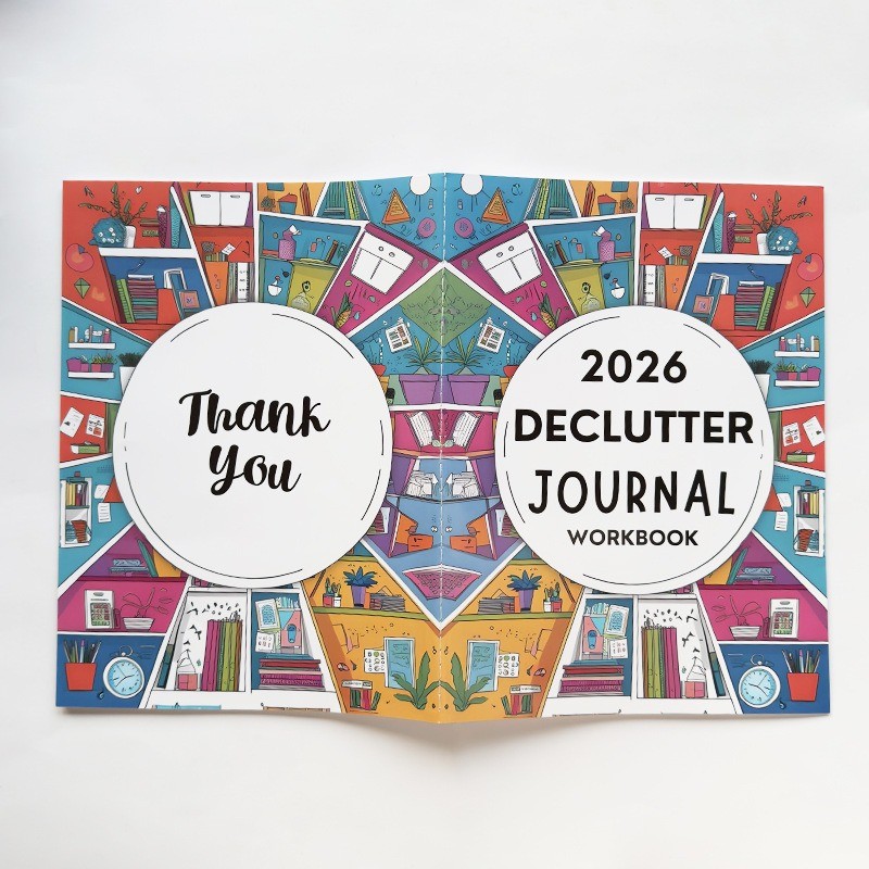 Declautter Planner 2026 Coloring Schedule Organizer Goal Planner Workbook Planner