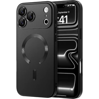 แม่เหล็กสําหรับ iPhone 17 Air 16 15 14 13 12 11 Pro Max 7 8 Plus XS MAX SE กรณี [ป้องกันกล้องเต็มรูปแบบ] น่ารัก Slim กันกระแทกกันชน Matte Metallic Lustre เคสโทรศัพท์