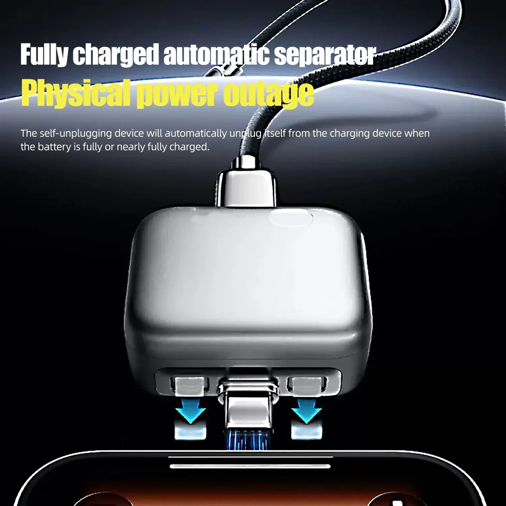 Type-C 140W เชื่อมต่อทางกายภาพแบตเตอรี่ Guard Anti-Overcharge Protection สําหรับปลอดภัยข้ามคืนชาร์จสมาร์ทอัตโนมัติหยุดชาร์จ
